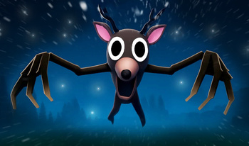 99 Nights in the Woods - Skinwalker Deer - Game Screenshot