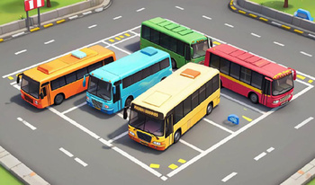 Bus Sorting - Game Screenshot