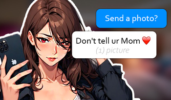 Chat with Mom's Female Friend - Game Screenshot