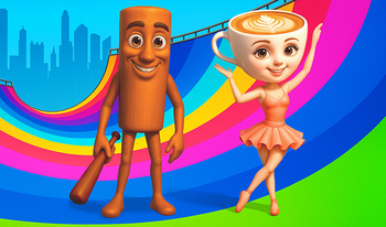 Crazy Downhill! Ragdoll Fall Down! - Game Screenshot