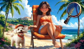 Hidden Objects: France - Game Screenshot