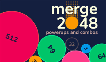 Merge 2048 - Powerups and Combos - Game Screenshot