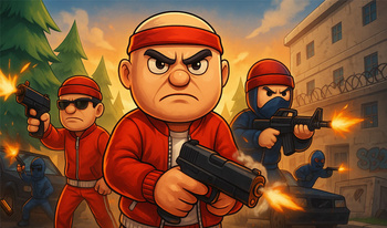 Red vs Blue. Strike Shooter. Multiplayer - Game Screenshot
