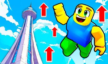 Robbie: Jump on the tower - Game Screenshot