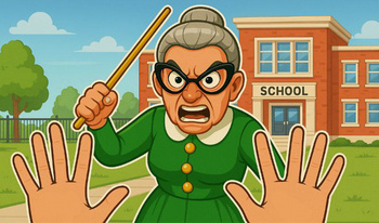 Student and Granny - Game Screenshot